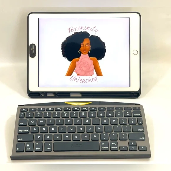 The ZAGGkeys Universal Wireless Keyboard for Android, Windows, or iOS devices