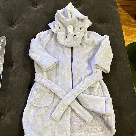 Pottery barn kids unicorn robe size 2T - 3T