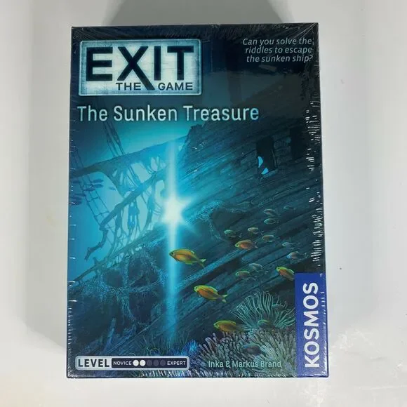 Escape Room Board Game The Sunken Treasure Exit Kosmos NEW Shipwreck