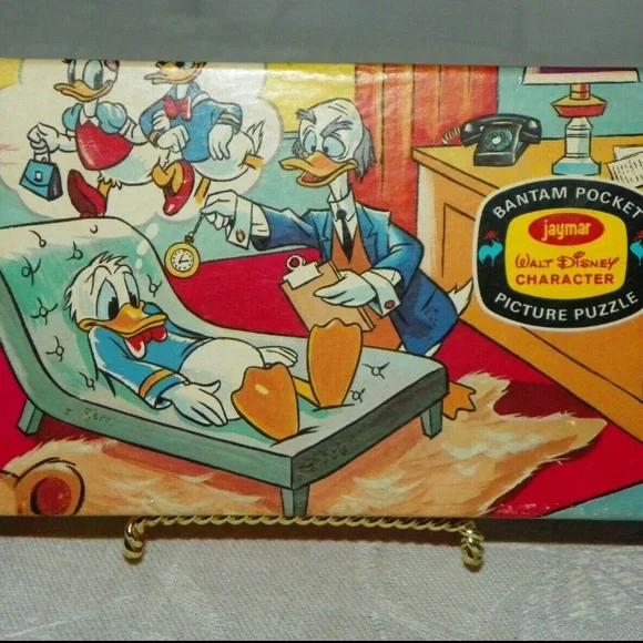 Vintage‎ Donald Duck as Dr Von Drake Analyst Bantam Pocket Puzzle Jaymar