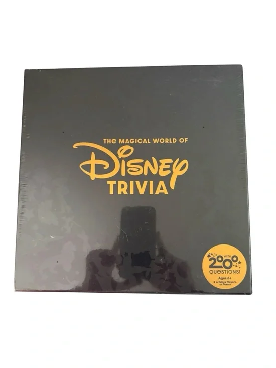 Disney Trivia Game - Black and Gold
