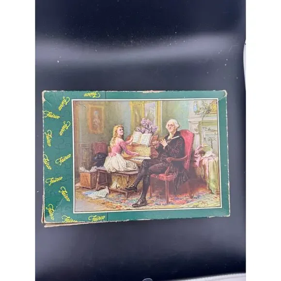 Vintage Fairco Puzzle - Washington and Nellie Custis