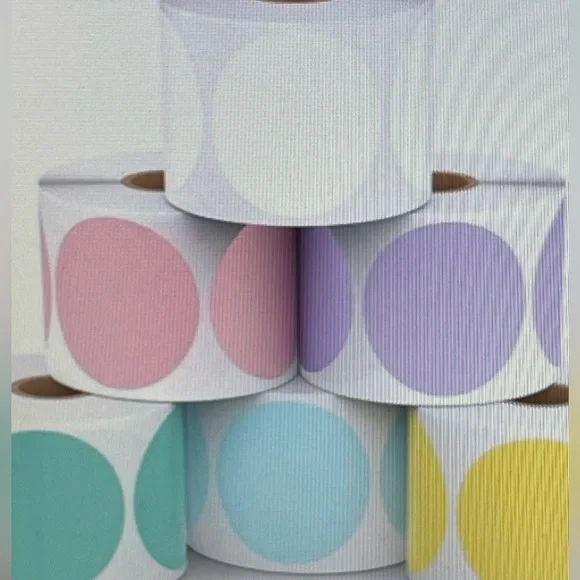 NEW 50 CUSTOM LABELS made to order with your choice of six colors. See photos.