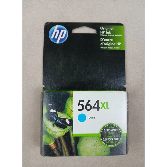 HP‎ 564XL Cyan Oct 2020 Sealed