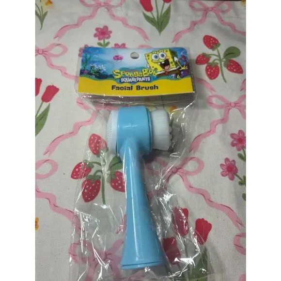 New SpongeBob SquarePants Light Blue Kids Facial Brush