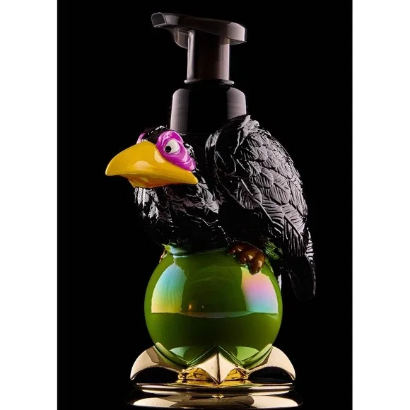 Bath & Body Works Halloween Raven Soap‎ Dispenser Holder Decoration