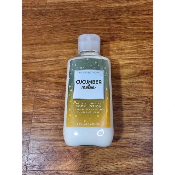CUCUMBER MELON 24 Hour Moisture Lotion Bath & Body Works 8 oz Super Smooth...