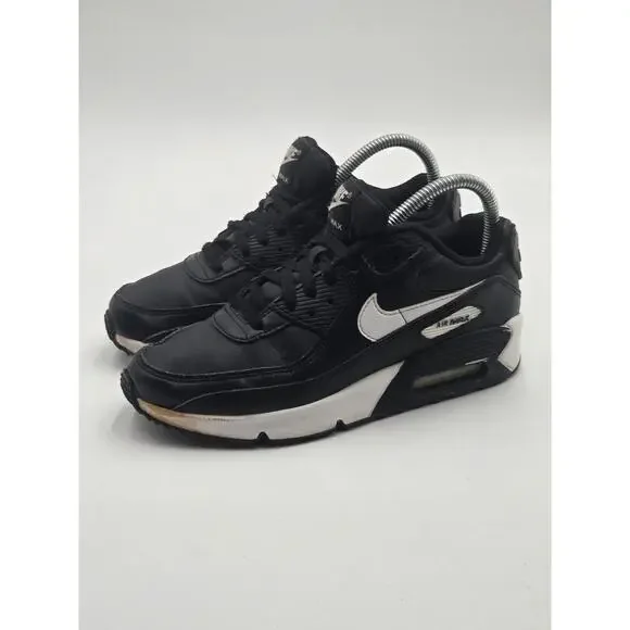 Nike Air Max 90 LTR Black White GS Size 5.5Y Youth
