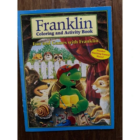 Franklin Coloring and Activity Book Fun‎ and Games 2000 Modern Publishing