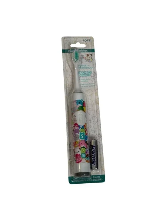 Squishmallows Sonic Power Toothbrush Soft Brush Buddies Kids New