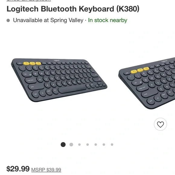 Logitech BlueTooth Keyboard