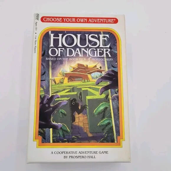 HOUSE of DANGER Choose Your Own Adventure Cooperative Game 100% COMPLETE 2018