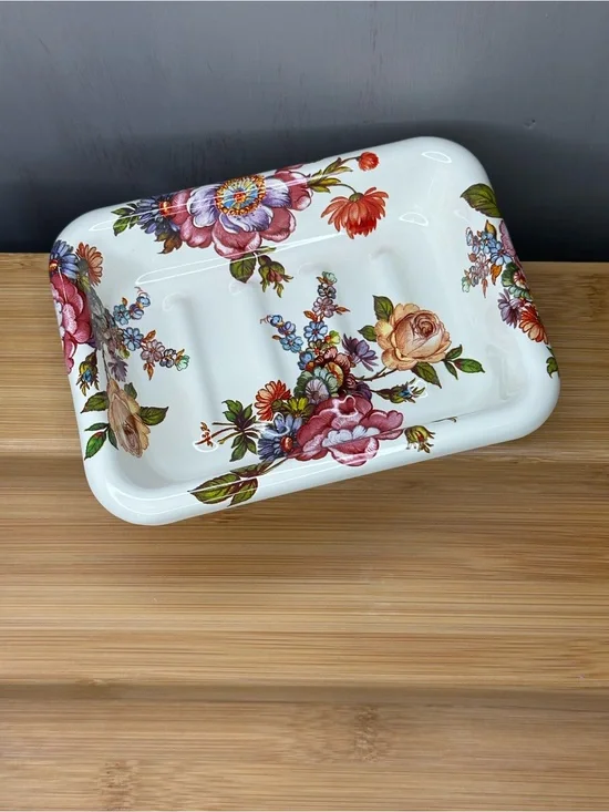 MacKenzie Childs Flower Market Simply Soap Dish