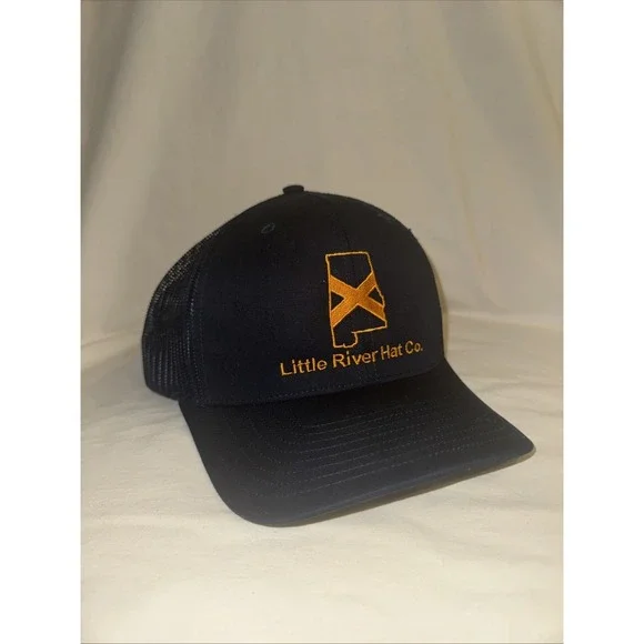Little River Hat Company Richardson Trucker Alabama Embroidery‎ Logo Hat Black