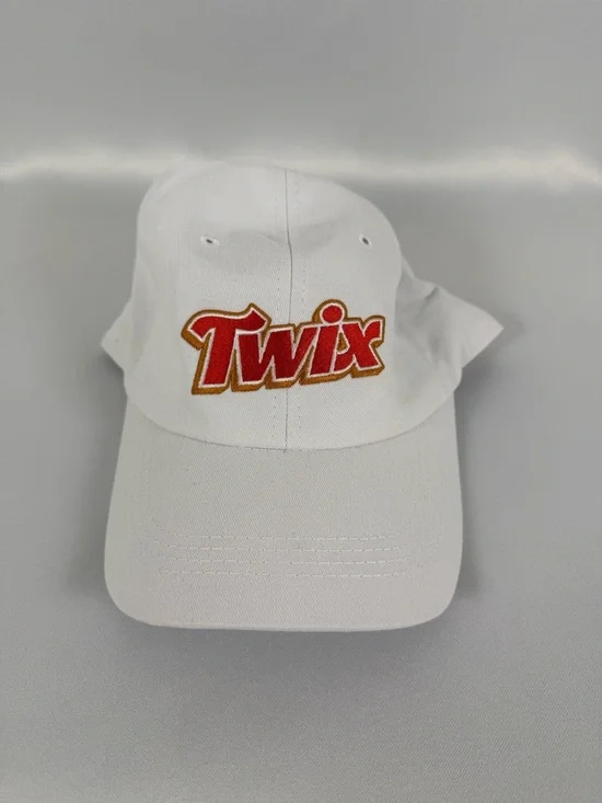 White Twix Logo Baseball Cap