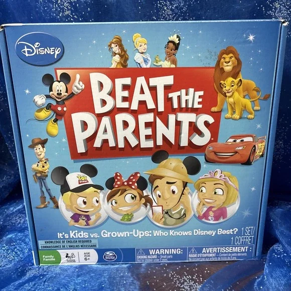 EUC Beat The Parents‎ Board Game - Who Knows Disney Best (2011) COMPLETE 6+