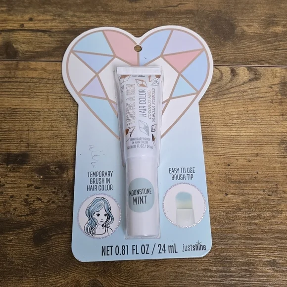 New Justice Girls moonstone mint temporary brush in hair color