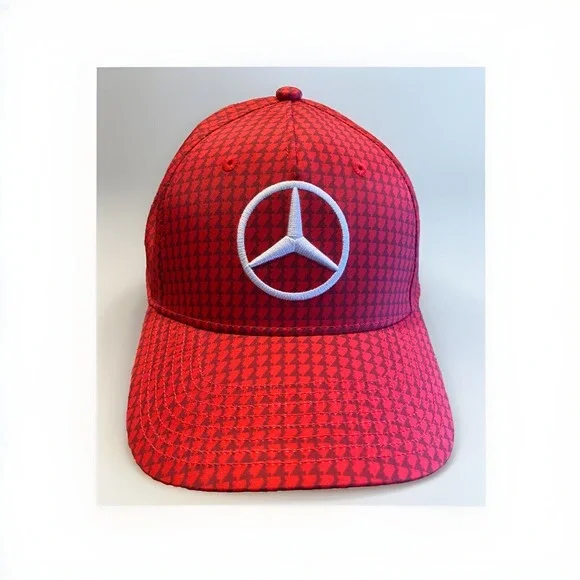 Mercedes AMG Petronas F1 Lewis Hamilton Baseball Hat Red NEW‎
