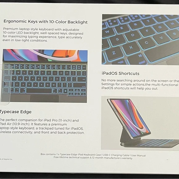 Typecase Edge magnetic keyboard.