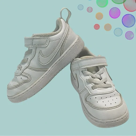 Nike kids White Sneakers Leather Upper