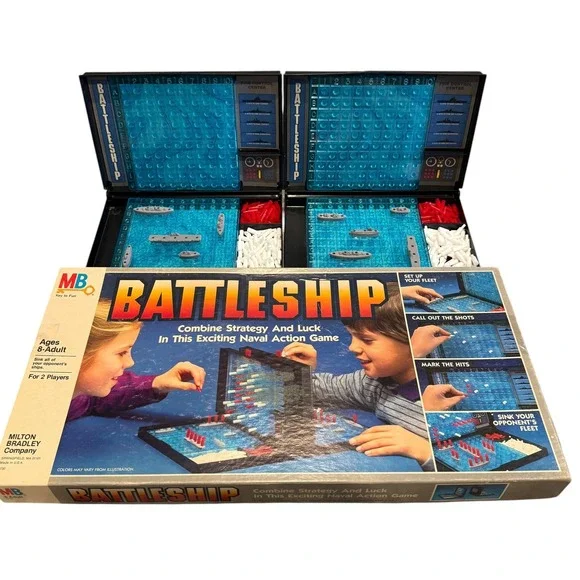 Milton Bradley Battleship Board Game Kids Strategy Vintage 1978 Toy