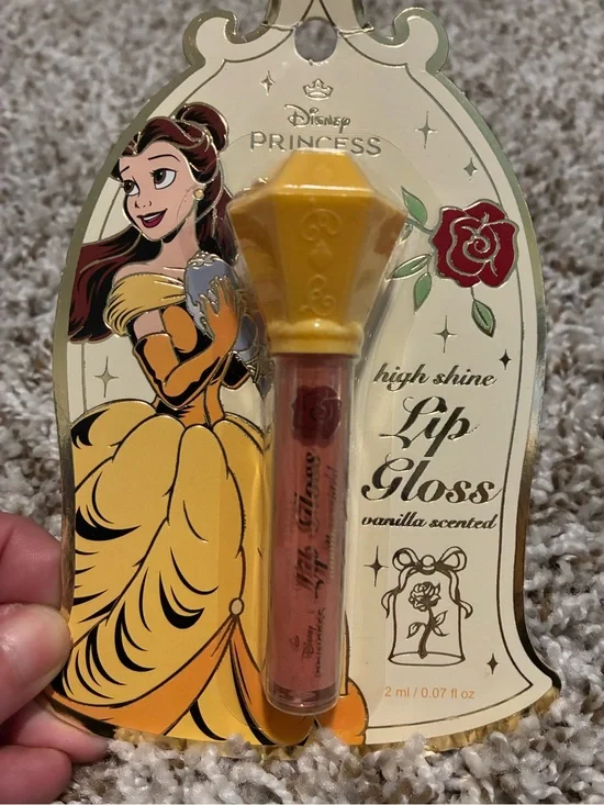Disney Princess Belle High Shine Lip Gloss - Rose Gold