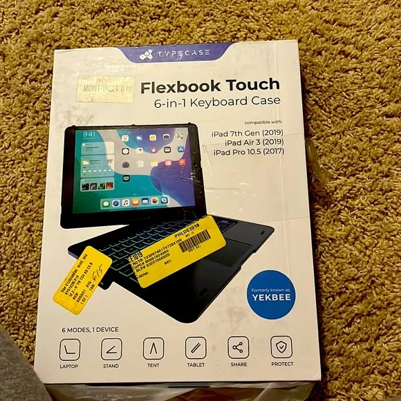 Flexbook touch 6 in 1 keyboard case
