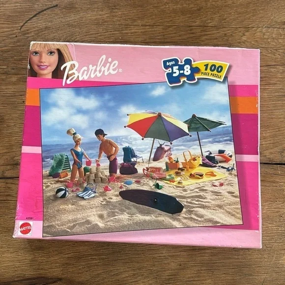 Barbie Beach Jigsaw Puzzle 100 Pieces 42591 Complete
