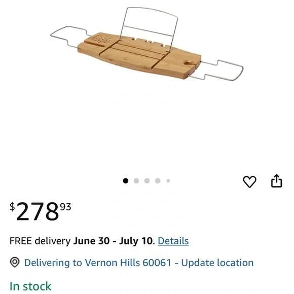 Spa bathtub rack