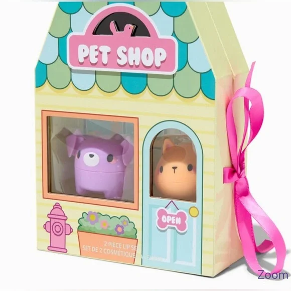 Claire’s club Pet shop lip set NWT