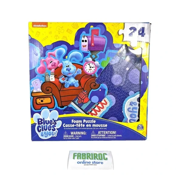 NEW! Blue's Clues & You! 24-Piece Foam Puzzle Soft, Colorful, for kids!!