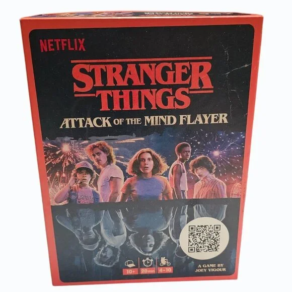 Netflix Stranger Things: Attack of the Mindflayer Card Game Colorblind Friendly
