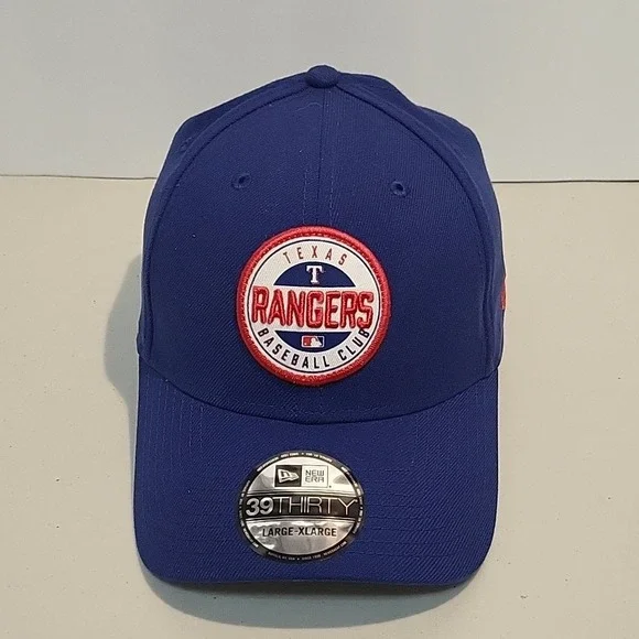 New Era Texas Rangers Game Day 39THIRTY Stretch Flex Hat Cap Blue Large-XL