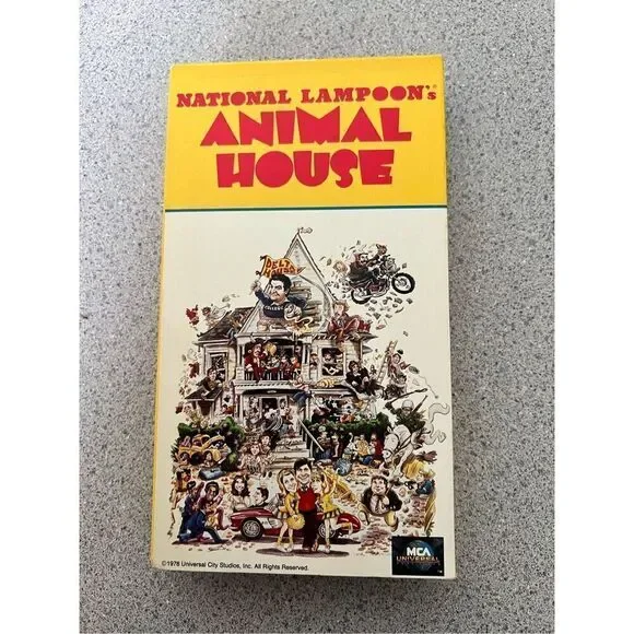 National Lampoon’s Animal House 1990 VHS video cassette movie