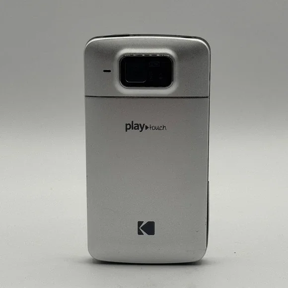 Kodak PlayTouch Zi10 Pocket Video Camera Silver 1080p HD Touchscreen Camcorder