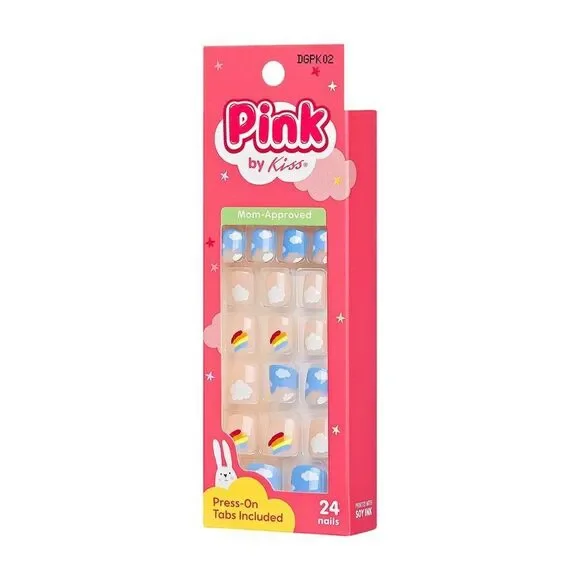 New 24 Pink by KISS Nails NWT Mom Approved