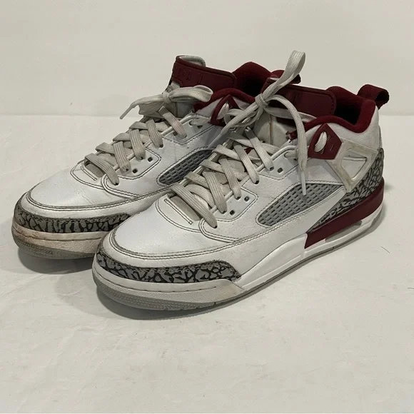 Nike Air Jordan Spizike Low Team Red Black Cement, Size 7Y