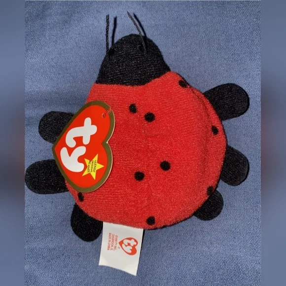 2/$20 Ty Beanie Babies Lucky The Ladybug Toy Animal McDonald's Toy #5 2000