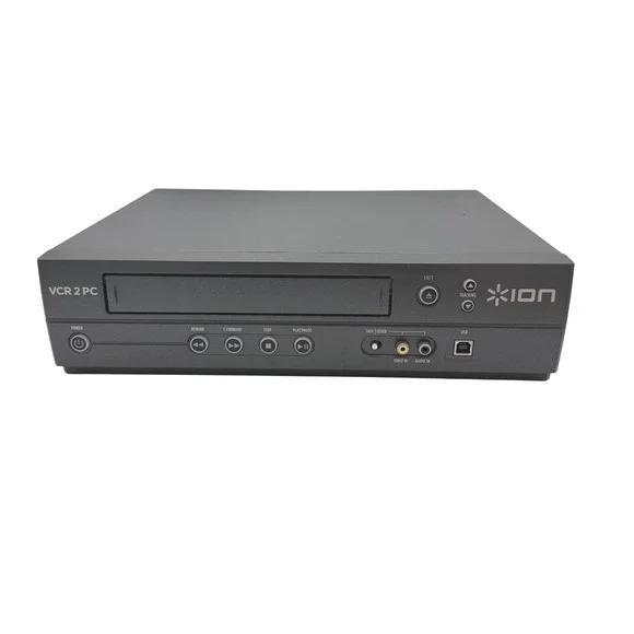 ION VCR 2 PC Video Conversion System Black VHS to Digital Converter