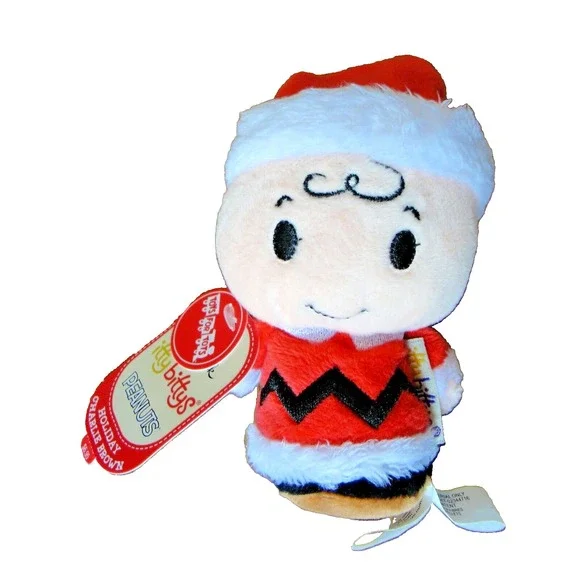 HOLIDAY CHARLIE BROWN Itty Bitty Itty‎ Bittys Peanuts Plush NWT