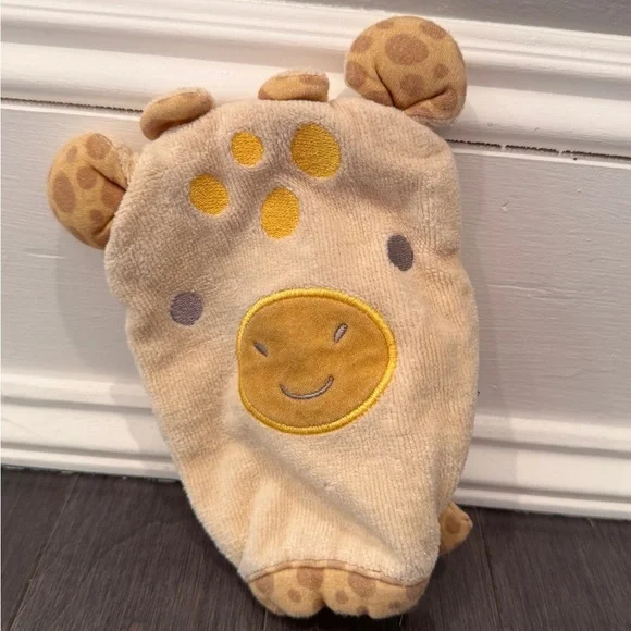NWOT Stephen Joseph Giraffe-Themed Kids Bath Mitt Baby Toddler kids