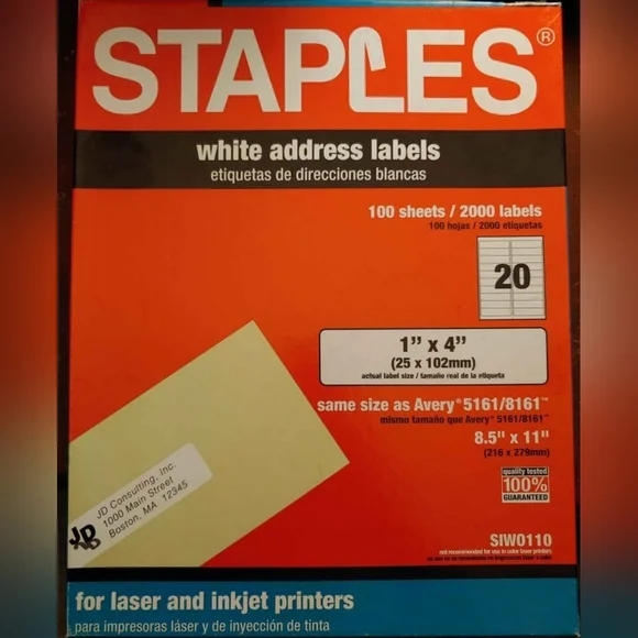 ▪︎New! Address Labels