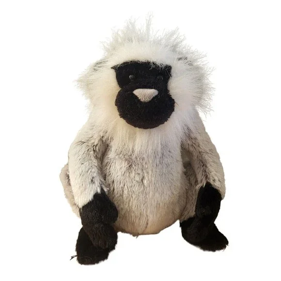Webkinz Grey Langur Monkey GANZ Plush Stuffed Animal Soft Toy 9” NO CODE