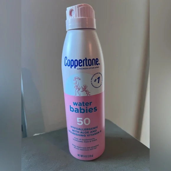 Coppertone Water Babies Sunscreen Lotion Spray - Pink