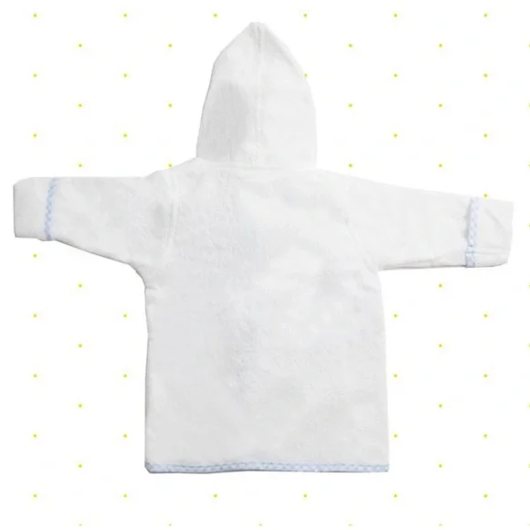 Blue Whale Bathrobe With Booties Perfect for Baby