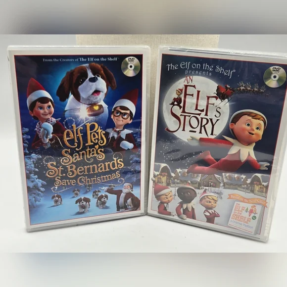 Elf On The Shelf & Elf Pets NEW Dvd's Christmas Elf Tradition