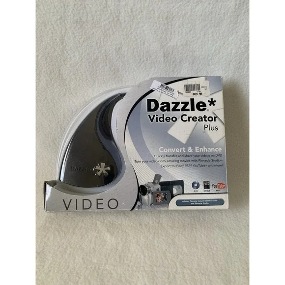 Dazzle Video Creator Plus - DVD Converter VHS RCA Pinnacle Software Home movies