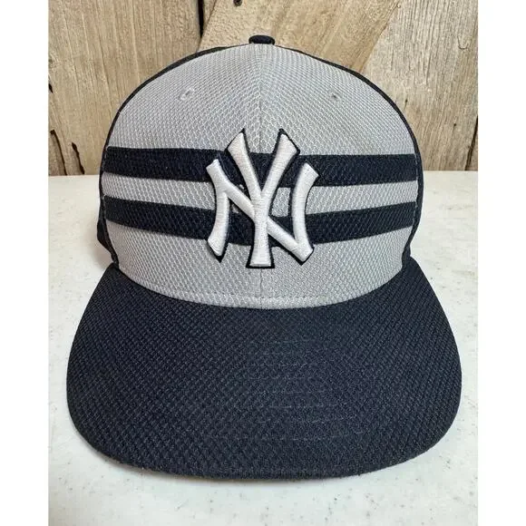 New Era 59 Fifty Hat New York Yankees All Star Game 2015 Cap Size 7.5 Gray Blue