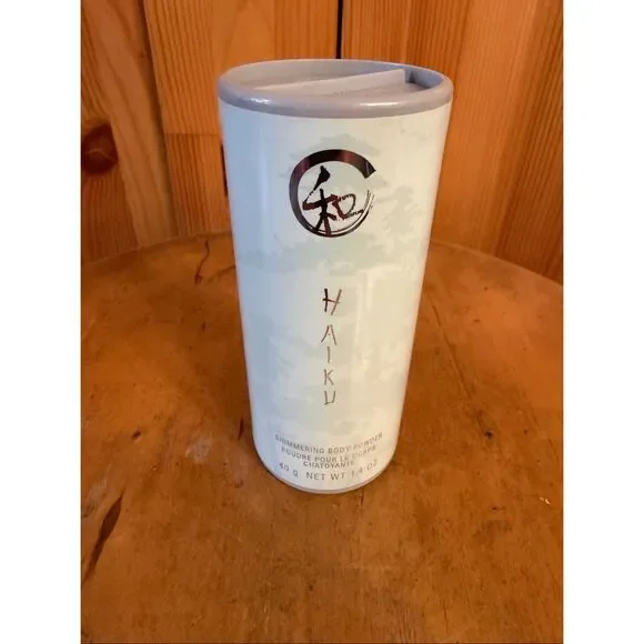 Avon Original Haiku Talc Shimmering Body Powder 1.6 oz New Old Stock (7578)