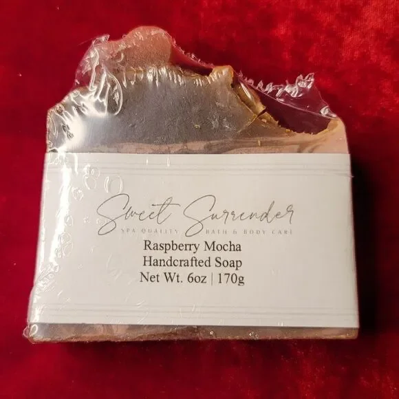 Raspberry Mocha Handcrafted Designer Soap